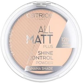 Catrice All Matt Plus Shine Control Powder, No. 002 Banana Bright, Yellow, for Combination Skin, Fixing, Long-Lasting, Matte, Translucent, Vegan, Nano Particles Free (10 g)