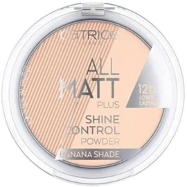Catrice All Matt Plus Shine Control Powder, No. 002 Banana Bright, Yellow, for Combination Skin, Fixing, Long-Lasting, Matte, Translucent, Vegan, Nano Particles Free (10 g)