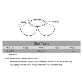 kdjsic Women's Victorian Ruffle Mesh Fake Collar Scarf Retro Layered Tulle Removable Neck Collar Decorative Clown Cosplay Choker