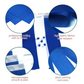 Anley Honduras String Flag Pennant Flags, Patriotic Events 15th of September Honduran Independence Day Decoration Sports Bars - 33 Feet 38 Flags