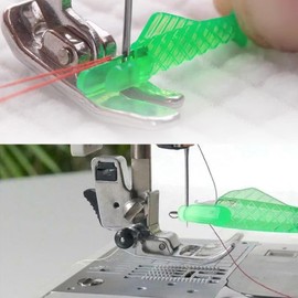 OTXKXBLP 10 Pcs Fish Mouth Sewing Machine Needle Threader,2024 New Upgraded Automatic Sewing Needle Threader,Simple Needle Threader Tool,Quick Sewing Machine Cycle Simple Needle Threader Tool (Yellow)