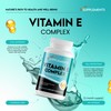 Natural Vitamin E Complex | 60 Vegan Capsules |100% Natural