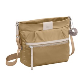 Kanana Project PJ-16 Shoulder Bag, 6L, 10.6 oz (300 g), No.11902, Lightweight, Casual, Cross-body Women's, camel beige