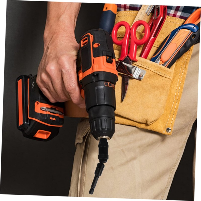 Gadpiparty Pivot Bit Holder Magnetic Drill Bit Extender Flexible Rotation