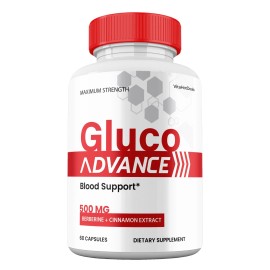 Gluco Advance Capsules, Max Strength Blood Support Supplement (10 Pack)