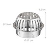 Relaxdays Set of 2 Stainless Steel Gutters Leaf Guards for