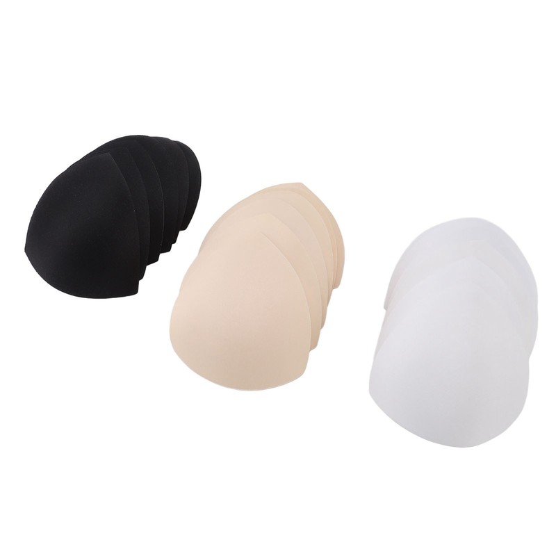 9 Pairs Sports Bra Inserts Triangular Breathable Bra Pads Inserts