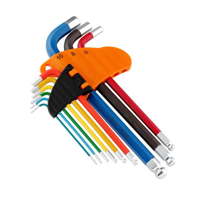 WrightFits Allen Key Set | 9 Pieces Diamond Cut Metric