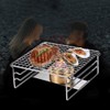 BBQ Grill Grill Warming Rack Stainless Steel Rack Folding Grill