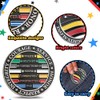 WinnerWhy 20 Pcs No One Fights Alone Challenge Coin First
