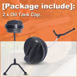 Oil Tank Cap for Husqvarna 435 435E 440 440E 445 450 Chainsaw Replacement Part 544111201 544111203