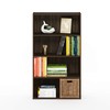 Furinno PASIR Book Shelf, 4-Tier Bookshelf, Bookcase with Open Shelf,