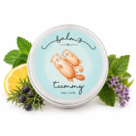 Balm's Tummy 45g - Balsamo para Cólicos Mejorar la Digestión Pomada Natural con Aceites Esenciales de Menta, Limón, Enebro y Patchouli Bebé Niños Adultos