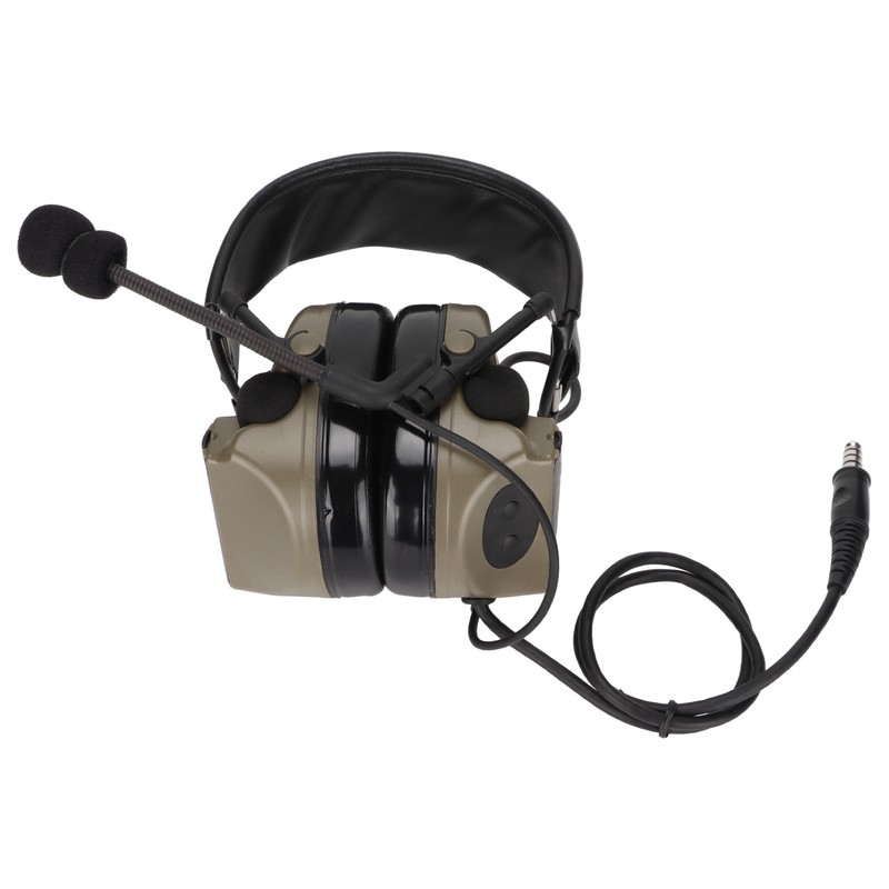 7.1mm Silicone Earmuffs Hearing Noise Reduction Walkie Talkies Headset U94