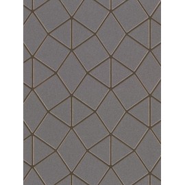 Brewster Home Fashions 2904-42490 Albion Taupe Geometric Wallpaper