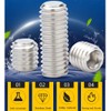 ANSIEDIO Grub Screws Allen Key Screws Stainless Steel Cup Point