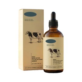 1Pcs Retinol Golden Micro Peptide Tallow Serum, Tallow-Based Facial Essence with Peptides, Daily Skin Conditioning & Moisture Support, 100ml/3.38FL OZ