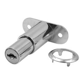 Set of 2 ZONADAH Sliding Door Window Lock 32mm Convenient Cylinder Lock with Keys Door Lock Wardrobe Lock for Drawer Office File Cabinet Alloy Furniture Hardware
