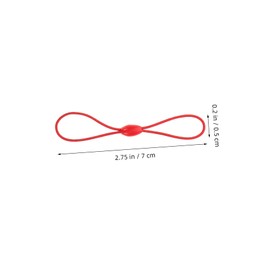 SHOWERORO 100pcs Elastic Phone Lanyard with Finger Ring Strap Shape Safety Hanging Rope for Cell Phones Keys Wallets Prevents Drops and Damage for Hands Activities