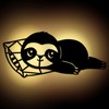 Namofactur Sloth Gift - DIY Lamp Made of MDF Wood,