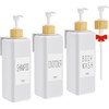 VITVITI Shampoo and Conditioner Dispenser, 17OZ Refillable Shower Soap Dispenser