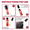15ml Fillable Aluminum Touch Up Paint Bottles with Brush –
