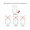 WinZo UF001 Elongated Toilet Seat Cover, Heavy Duty UF Soft