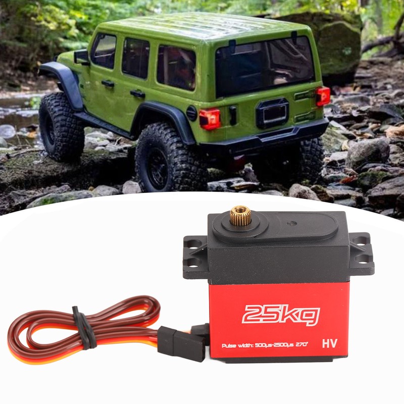 25KG Servo with 25T Metal Servo Arm High Performance Good