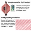 Muka Stripe Waterproof Cosmetic Bag Women Foldable Travel Toiletry Makeup