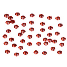 2880PCS Art Nail Rhinestones non Hotfix Glue Fix Round Crystals Glass Flatback for DIY Jewelry Making with one Picking Pen (ss4 2880pcs, Siam)