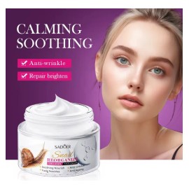 Crema Facial Reafirmante Colágeno Baba De Caracol Hidratante Madura Noche