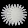 DNHCLL 10PCS White Acrylic Wheel False Nail Art Tips Practice