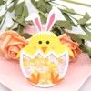 KSCRAFT Easter Egg Shaker Metal Cutting Dies Stencils for DIY