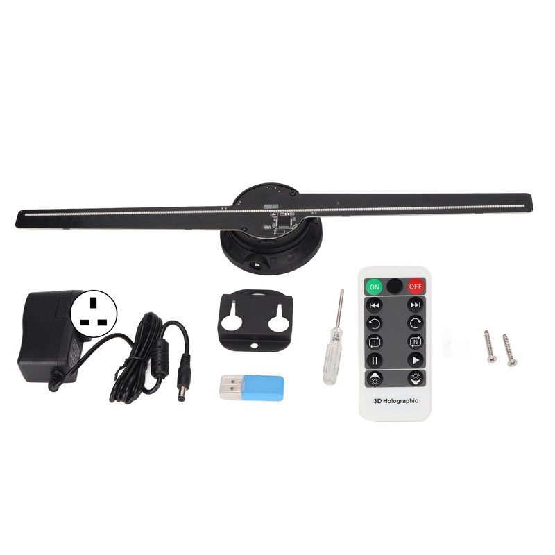 42cm DF‑42 3D Holographic Fan Advertising Machine 2 Blade LED