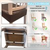 KIDOACOW Soft Leather Chair Seat Covers Dining Chairs Set of