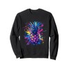 Colorful Hawaii Summer Colorsplash Pineapple Sweatshirt