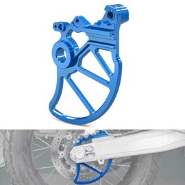 NICECNC Rear Brake Disc Guard Compatible with 690 Enduro/SMC R 2008-2024, Compatible with Husqvarna 701 Enduro/Supermoto 2016-2024, Compatible with GasGas ES/SM 700 2022-2024, Blue