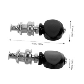CORHAD 4Pcs Nickel-Plated Ukulele Tuning Pegs Small Adjustable Tuners for Beginners Universal Instrument Tuning Tools Easy Installation Ukulele Accessories