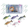 EasyHooking Pike Zander Perch Wobbler Set 11-Piece Predator Fishing Set
