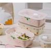 Ceramic Lunch Box, Divided and Covered Lunch Box with Good