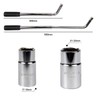 AutoBaBa Telescoping Lug Wrench + Scissor Jack with Handle, Wheel