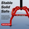 FreekyFit Shop Stool with Backrest, Mechanic Garage Stool for Workshop,