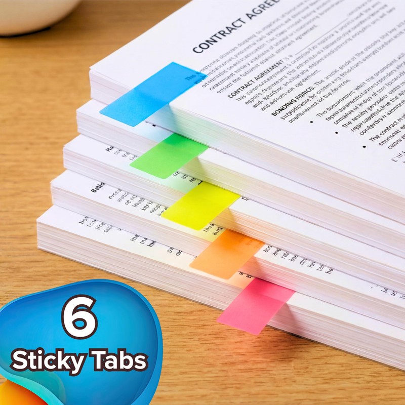 Infiniko Sticky Notes 3x3 (12 Pads/1200 Sheets) – 2026 Improved