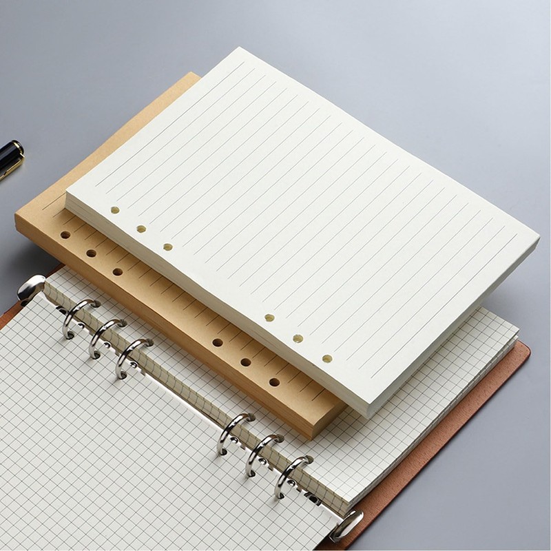 SaveSooo 6 Hole Notebook, Refill, A6, Loose Leaf Planner, Replacement,