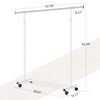 VICERII Clothes Rack, 130LB Capacity Heavy Duty Clothing Rack with