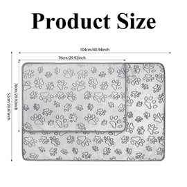 ShigKeu 2 Pcs Dog Blanket Cat Blanket Washable Fleece Blankets for Pet Warm Dog Throw Pet Blankets Blankets Ideal for Beds Sofas Car Seat