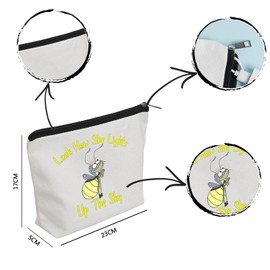 WZJHCL Ray Firefly Makeup Bag Ray Love Evangeline Cosmetic Bag Magic Kingdom Storage Pouch Bag Look How She Lights Up the Sky, Lights Up Sky, Fashion