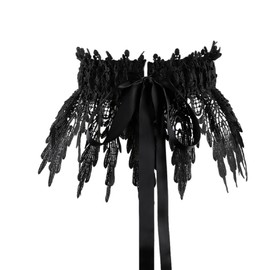 AIBEARTY Vintage Lace Waist Cincher Belt for Women Elegant Elastic Corset Belt Wide Wasitband Accessory