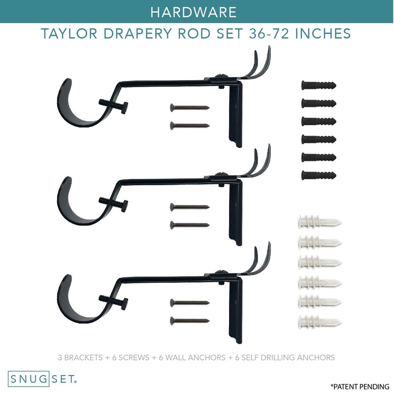Curtain Rod, Quick Easy Installation, No Tools Option, 1" Diameter,