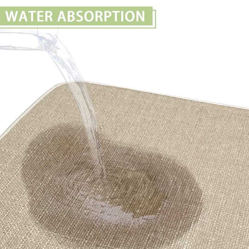 Farmhouse Sunflower Kitchen Mats Set of 2 Non Slip Home